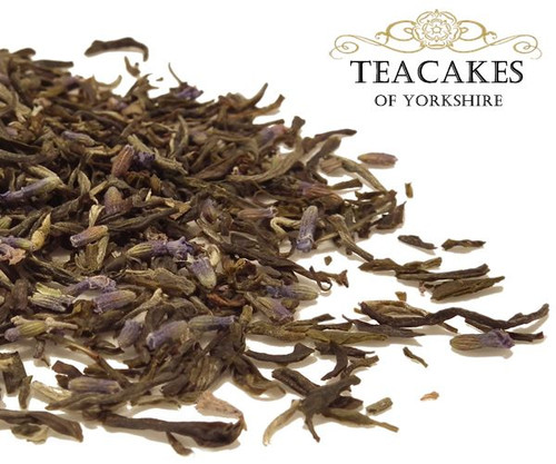Green loose leaf tea - leaf, lavender