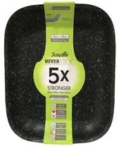 Scoville Neverstick Roasting Tray 36cm x 28cm Aluminium Oven Baking Roasting