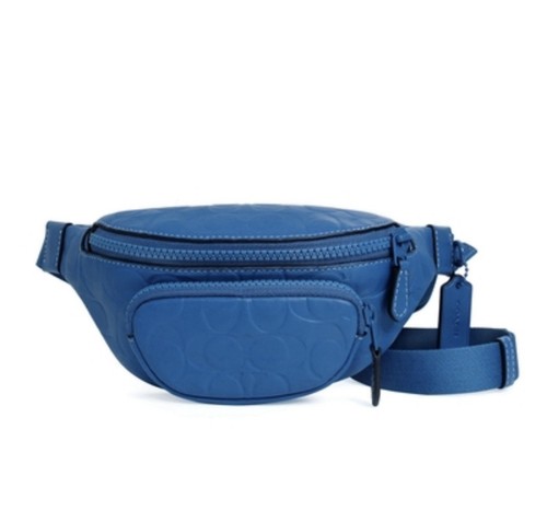 Coach blue belt bag - belt,