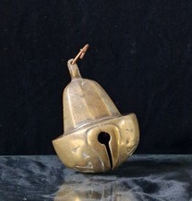 Antique 18th Century Large Cast Bronze Rumble Crotal Horse Carriage Bell