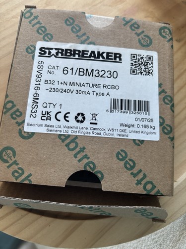 Crabtree rcbo - crabtree,