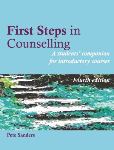 First steps counselling - counselling:, a