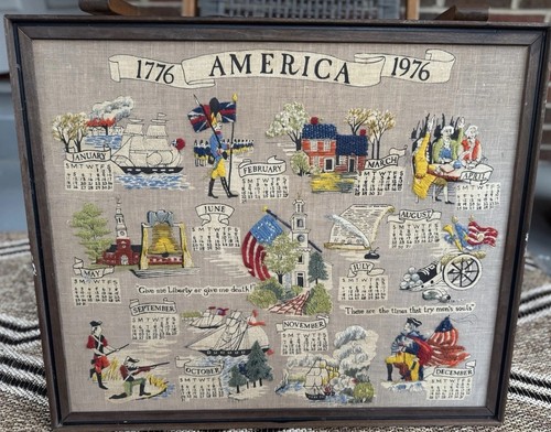 Framed bicentennial society - us,