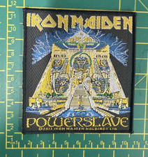 IRON MAIDEN POWERSLAVE WOVEN SEW ON PACKED PATCH OFFICIALLY LICENSED PATCH