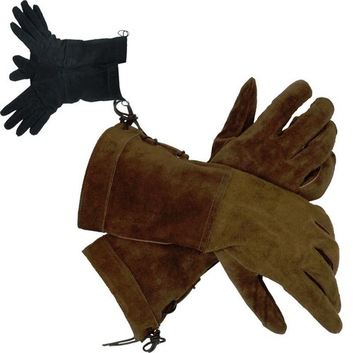 Quality split leather gloves - quality, /