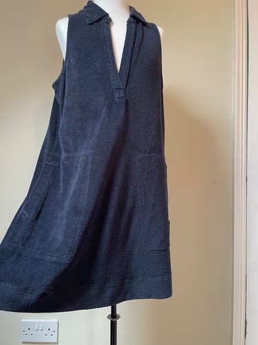 Navy blue towelling - me+em,