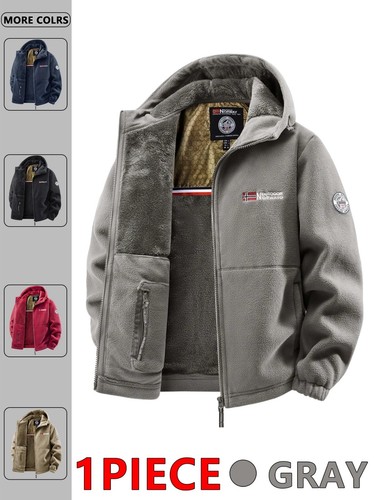 Men outdoor hooded fleece - men’s,