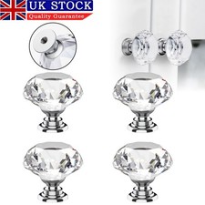 Diamond crystal glass door - crystal,