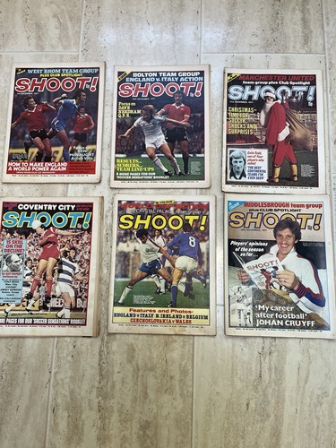Shoot football magazines 1977 - magazines,