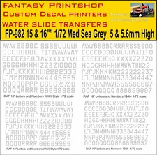 RAF 15" LETTERS NUMBERS WATER