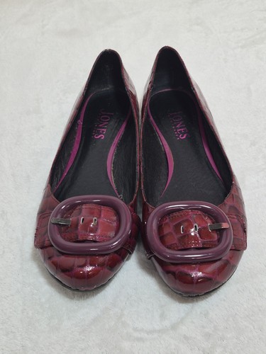 Jones bootmaker burgundy - burgundy, croc