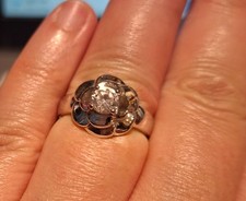 QVC Sterling Silver 3 stone