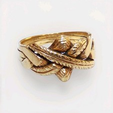 ANTIQUE 18CT SOLID GOLD PUZZLE