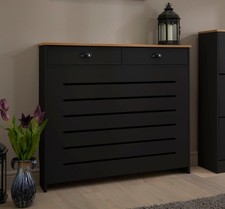 Black Radiator Cover Cabinet