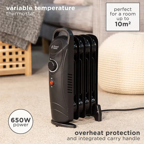 Russell hobbs 650w oil filled - 650w,
