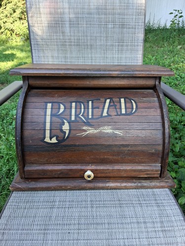 Vintage bread box - box,, roll