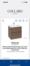 Villeroy & Boch Collaro 600mm Vanity Unit - Arizona oak