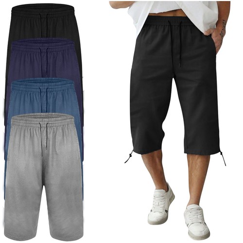 Mens shorts elasticated - mens, 3/4