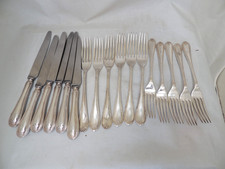 LOUIS XVI DESIGN MAPPIN & WEBB SILVER PLATE 18PC PART CUTLERY SET