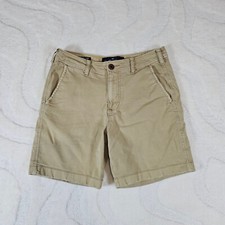 Hollister Chino Shorts Mens 28in Waist Beige Epic Flex Beach‑Prep Flat‑Front Fit