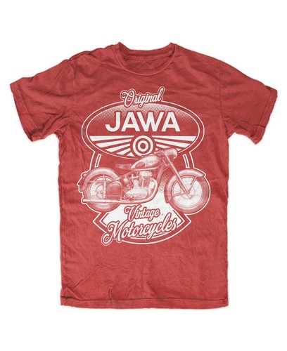 Jawa shirt red - t-shirt, motorcycle