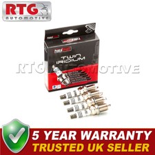 4x Twin Iridium Upgrade Spark Plugs Fits Vauxhall Vectra (Mk2) 1.8