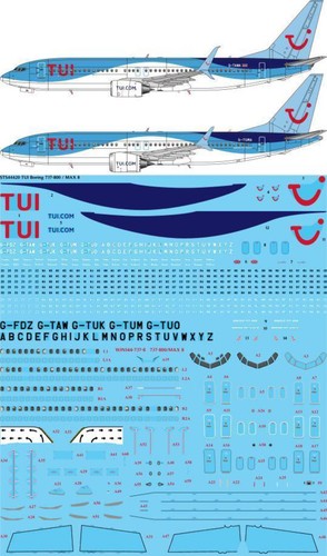 Decals sts44420 144 tui - sts44420, 1:144