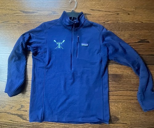 Men blue patagonia half - blue,
