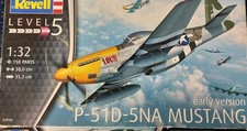 Revell 1:32 P-51D-5NA Mustang model kit  *poor box & started to high standard*
