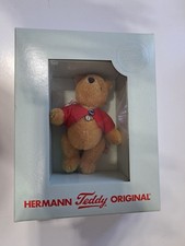 TEDDY HERMANN DISNEY MINIATURE 5 INCH MOHAIR WINNIE THE POOH 648/3000 BOXED MINT