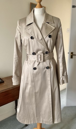 Reiss beige hyde cotton trench - reiss,