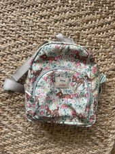 Kids Small Cath Kidston Floral Back Pack Rucksack Summer Nappy Bag Duck Egg