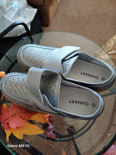 Womens damart silver shoes - damart,