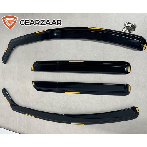 4pc wind deflectors tinted for - tinted,