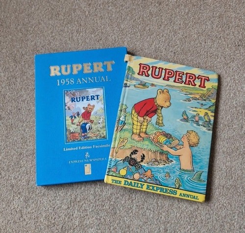 Vintage rupert bear annuals - vintage,