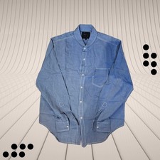 YMC London Blue Shirt Size L With Pockets