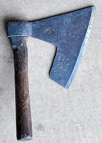 Handsome hand forged decorated - forged,