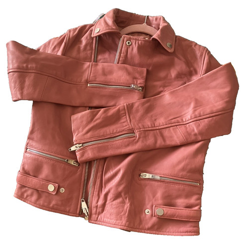 Women pink genuine leather - women's,