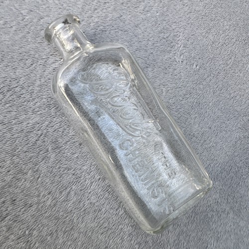 Vintage glass medicine chemist - vintage,