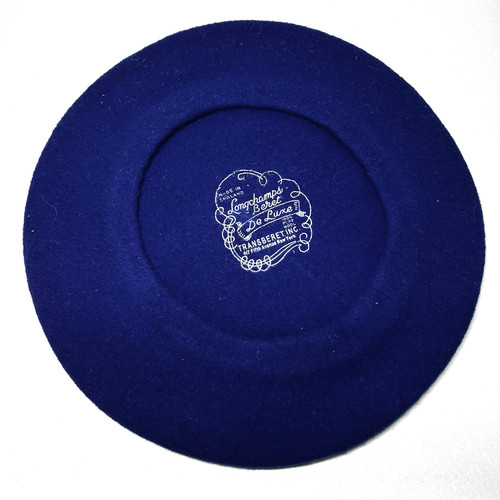 Vintage royal blue beret - blue,