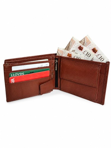 Men 100 leather rfid - men's, 100%