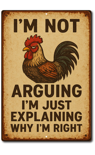Not arguing sarcastic - not,