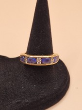 Iliana 18ct Gold Blue Spinel