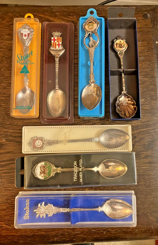 Souvenir spoons in - 7,