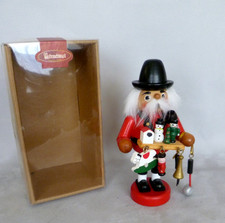 German Nutcracker Wood Smoking Man Incence Burner Christmas Figure. Toy Seller.