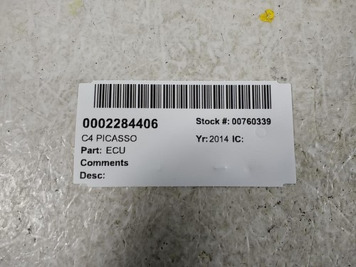 9800162780 ecu picasso - 9800162780,