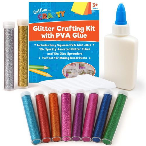 Glitter tubes assorted - 10,