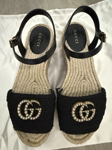 Gucci pearl logo - pearl, espadrille