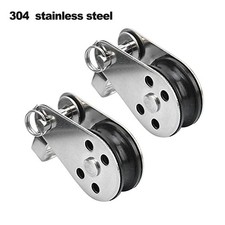 10pcs For Durable Pulleys for Boat Sailing and Kayaking with Stainless Steel