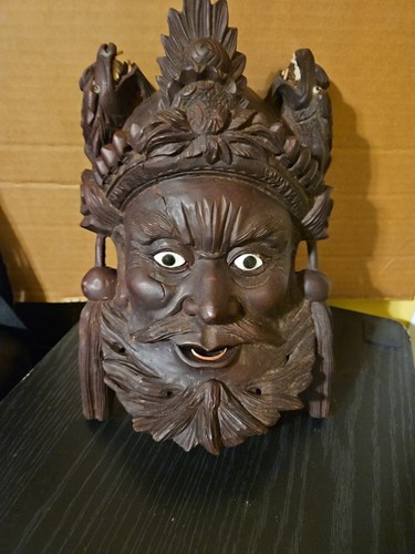 Vintage chinese emperor carved - emperor,